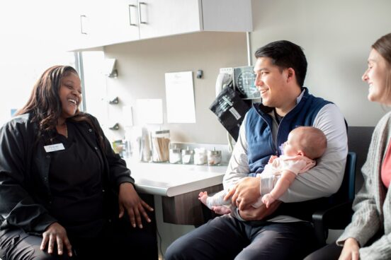 Pediatric care at our Crystal clinic