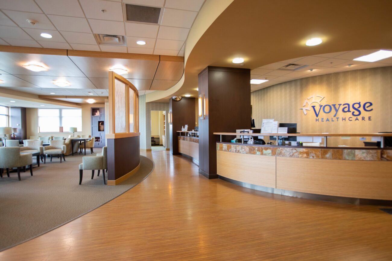 Voyage Healthcare lobby in Maple Grove