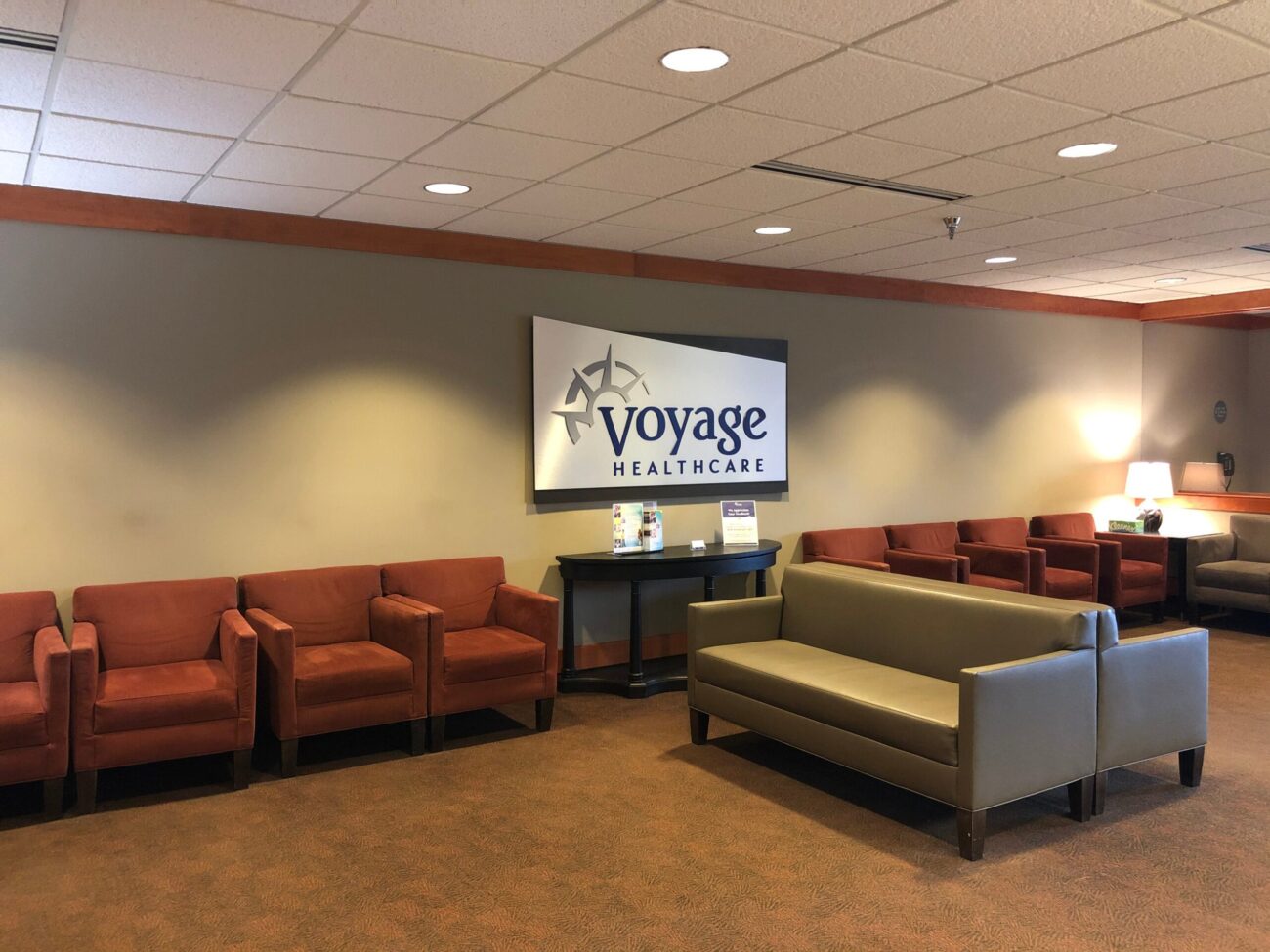 Voyage Healthcare lobby in Osseo
