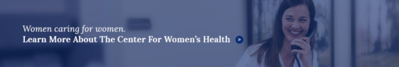 Women caring for women banner